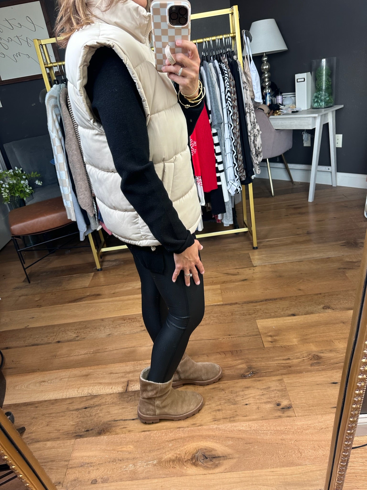 The Jessica Puffer Vest - Multiple Options-Very J-Anna Kaytes Boutique, Women's Fashion Boutique in Grinnell, Iowa