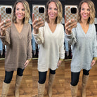 Coming Back Around V-Neck Sweater - Multiple Options-Be Cool-Anna Kaytes Boutique, Women's Fashion Boutique in Grinnell, Iowa