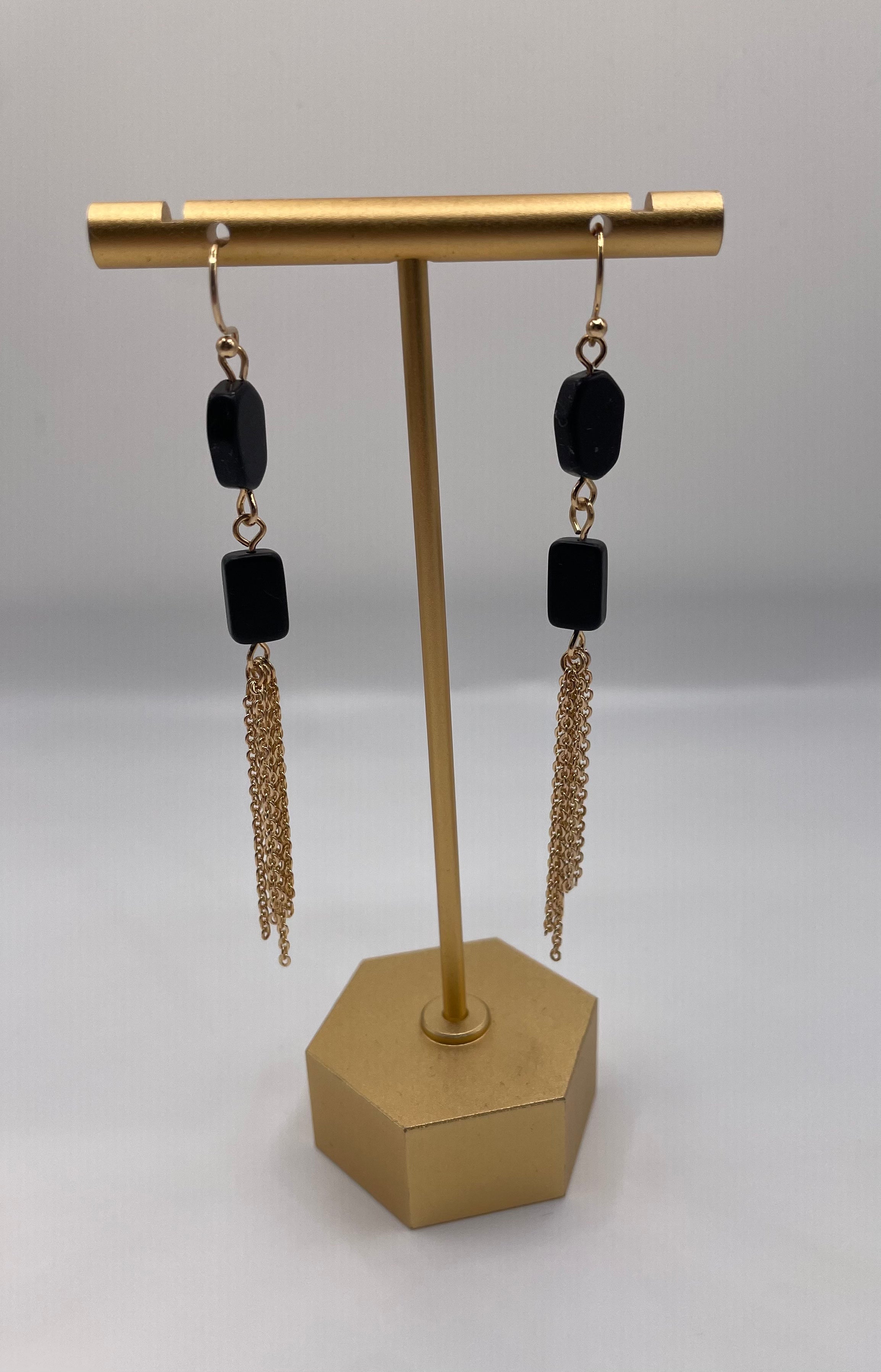 Stone Tassel Earring- Multiple Options-Earrings-Anna Kaytes Boutique-Anna Kaytes Boutique, Women's Fashion Boutique in Grinnell, Iowa