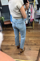 The Mallory Distressed Mom Jean-Jeans-Vervet-Anna Kaytes Boutique, Women's Fashion Boutique in Grinnell, Iowa