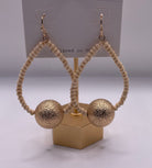 Jazzy Beaded Earring-Earrings-Anna Kaytes Boutique-Anna Kaytes Boutique, Women's Fashion Boutique in Grinnell, Iowa