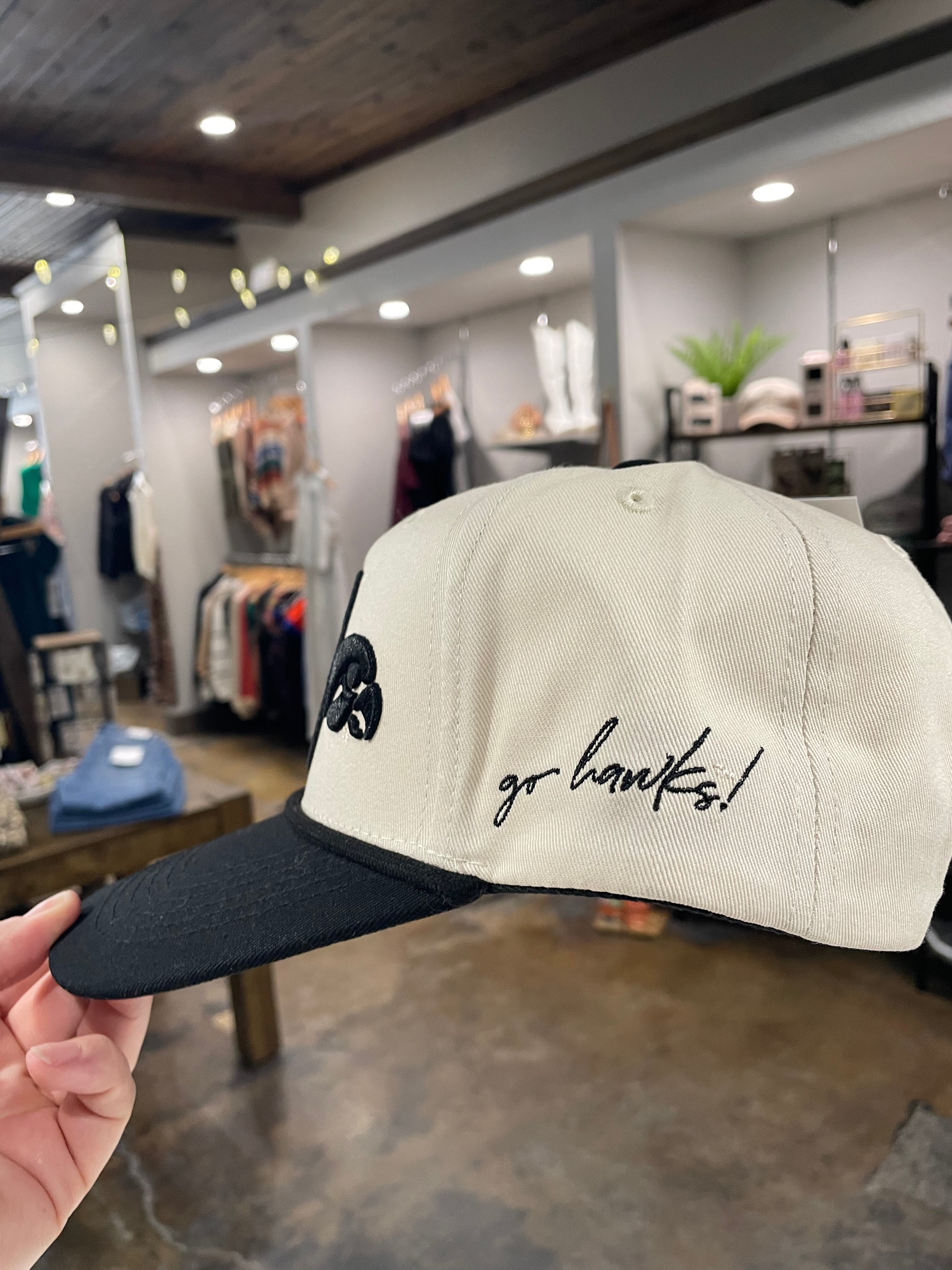 Hawkeyes Baseball Cap-Hats-Anna Kaytes Boutique-Anna Kaytes Boutique, Women's Fashion Boutique in Grinnell, Iowa