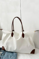 Canvas Tote Bag-Handbags-Zenana-Anna Kaytes Boutique, Women's Fashion Boutique in Grinnell, Iowa