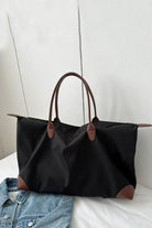 Canvas Tote Bag-Handbags-Zenana-Anna Kaytes Boutique, Women's Fashion Boutique in Grinnell, Iowa