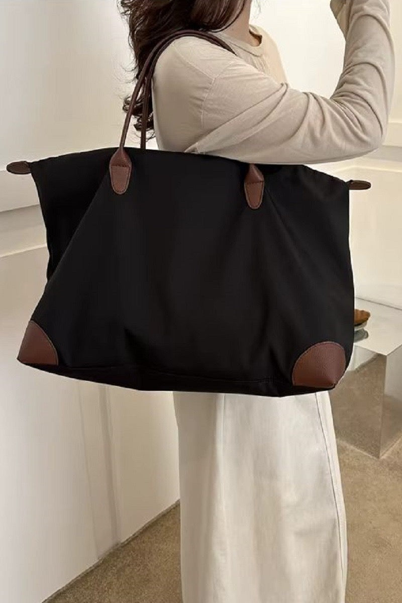 Canvas Tote Bag-Handbags-Zenana-Anna Kaytes Boutique, Women's Fashion Boutique in Grinnell, Iowa