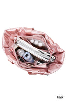 Metallic Puff Bag-Accessories-Zenana-Anna Kaytes Boutique, Women's Fashion Boutique in Grinnell, Iowa