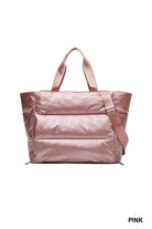 Metallic Puff Bag-Accessories-Zenana-Anna Kaytes Boutique, Women's Fashion Boutique in Grinnell, Iowa