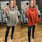 In The Midst Cowl-Neck Top - Multiple Options-Entro-Anna Kaytes Boutique, Women's Fashion Boutique in Grinnell, Iowa