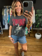 COWBOY Graphic Tee-Short Sleeves-Zutter-Anna Kaytes Boutique, Women's Fashion Boutique in Grinnell, Iowa