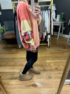 My Happy Place Plaid Patchwork Crewneck - Brick-Easel-Anna Kaytes Boutique, Women's Fashion Boutique in Grinnell, Iowa