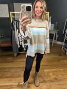 One Thing Right Striped Crew Sweater - Multiple Options-Wishlist-Anna Kaytes Boutique, Women's Fashion Boutique in Grinnell, Iowa