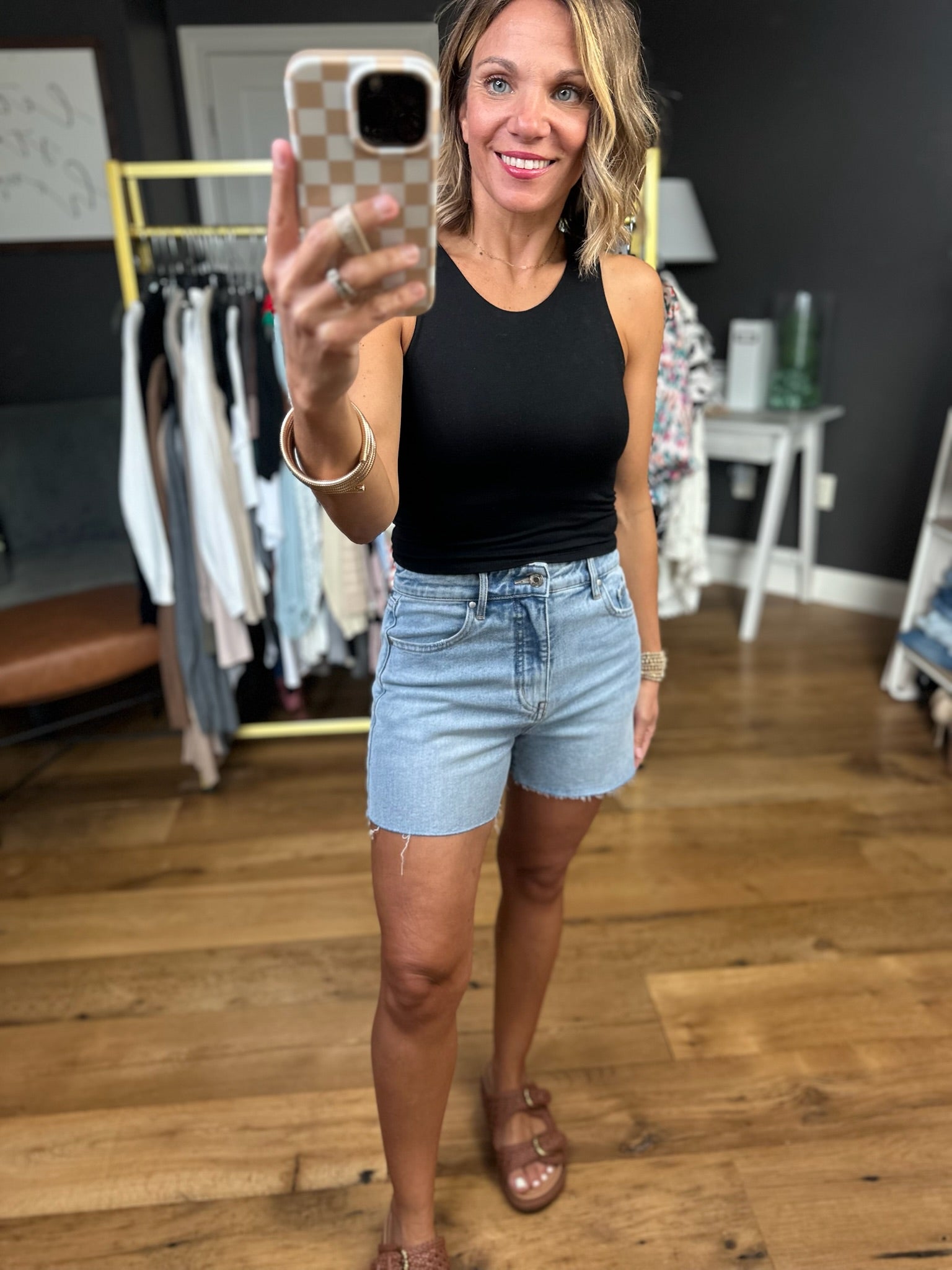 The Elliot Mid-Rise Denim Shorts-Thread & Supply-Anna Kaytes Boutique, Women's Fashion Boutique in Grinnell, Iowa