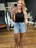 The Elliot Mid-Rise Denim Shorts-Thread & Supply-Anna Kaytes Boutique, Women's Fashion Boutique in Grinnell, Iowa