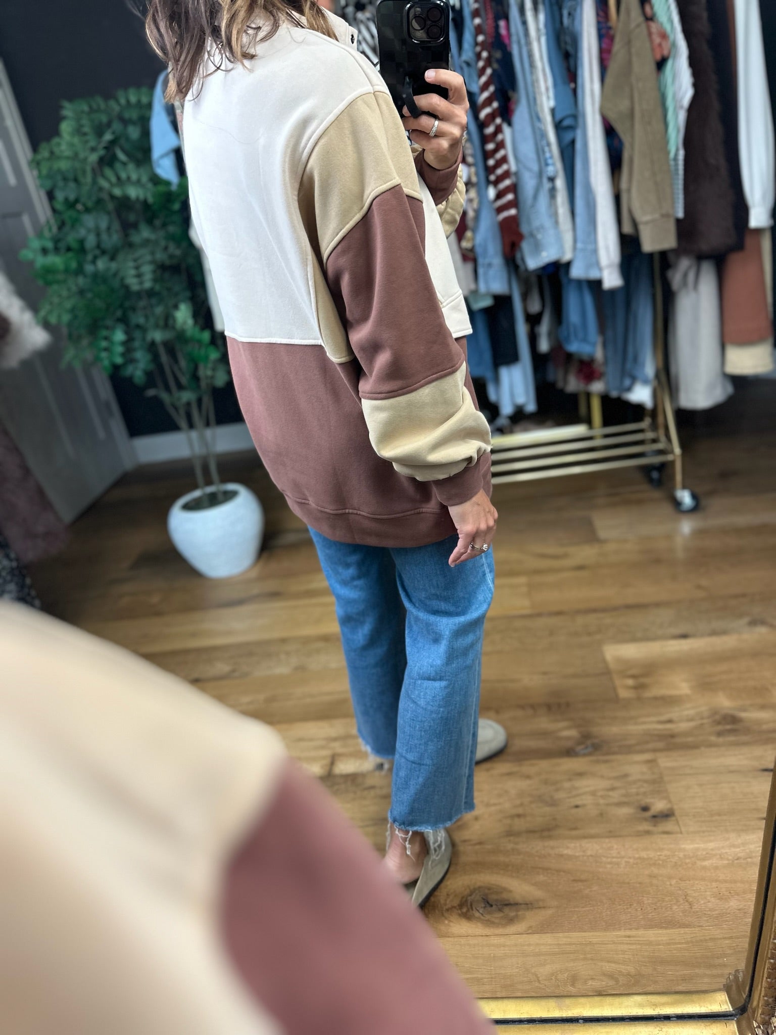 The Kara Colorblock Pullover-Sweaters-Anna Kaytes Boutique-Anna Kaytes Boutique, Women's Fashion Boutique in Grinnell, Iowa