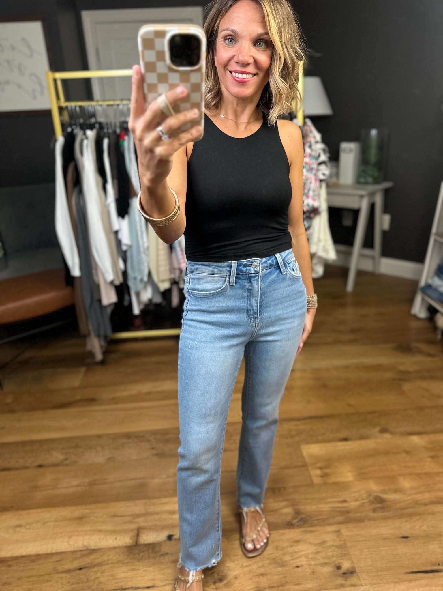 The Sophia High-Rise Kick Flare Denim-Loveret-Anna Kaytes Boutique, Women's Fashion Boutique in Grinnell, Iowa