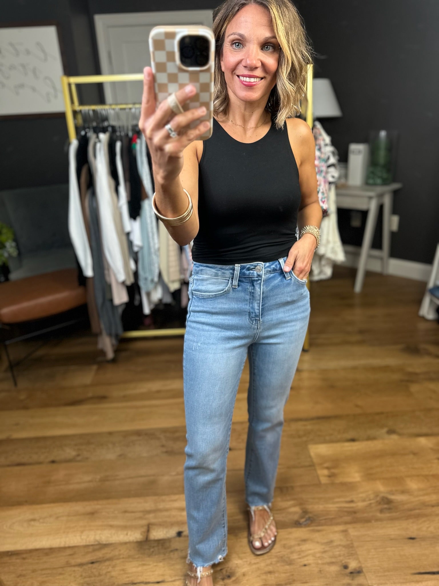 The Sophia High-Rise Kick Flare Denim-Loveret-Anna Kaytes Boutique, Women's Fashion Boutique in Grinnell, Iowa