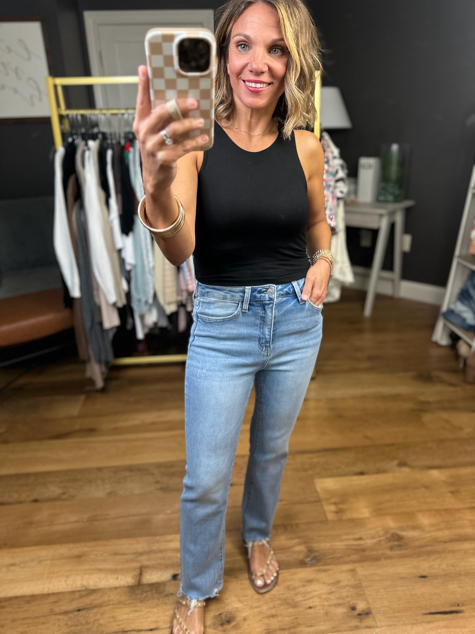 The Sophia High-Rise Kick Flare Denim-Loveret-Anna Kaytes Boutique, Women's Fashion Boutique in Grinnell, Iowa