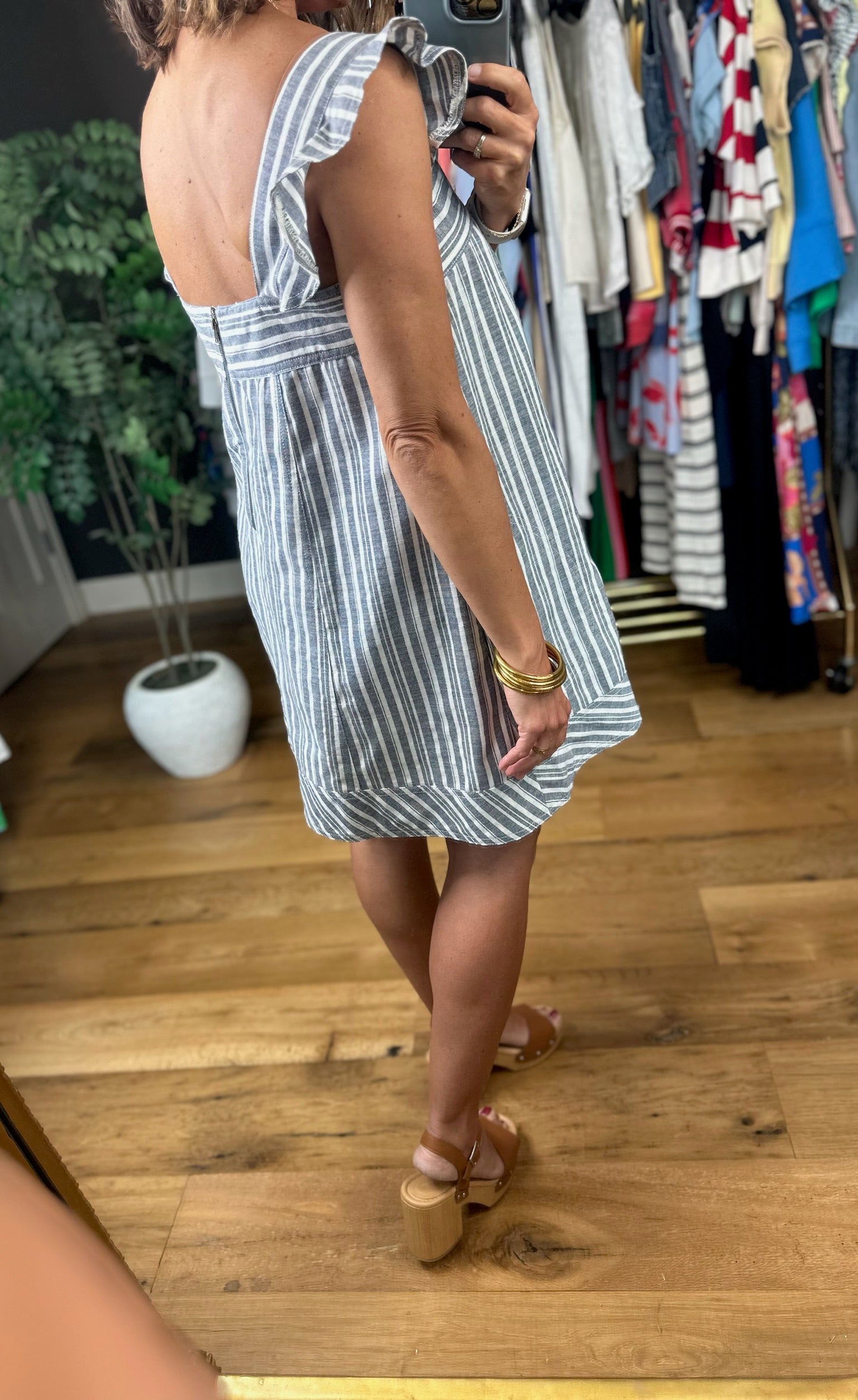 Sweet Melody Striped Dress-Dresses-ee:some-Anna Kaytes Boutique, Women's Fashion Boutique in Grinnell, Iowa