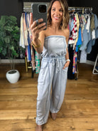 Wait Is Over Strapless Jumpsuit-Jumpsuits-Mitto Shop-Anna Kaytes Boutique, Women's Fashion Boutique in Grinnell, Iowa