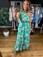 At Garden's Gate Floral Dress-Dresses-Entro-Anna Kaytes Boutique, Women's Fashion Boutique in Grinnell, Iowa