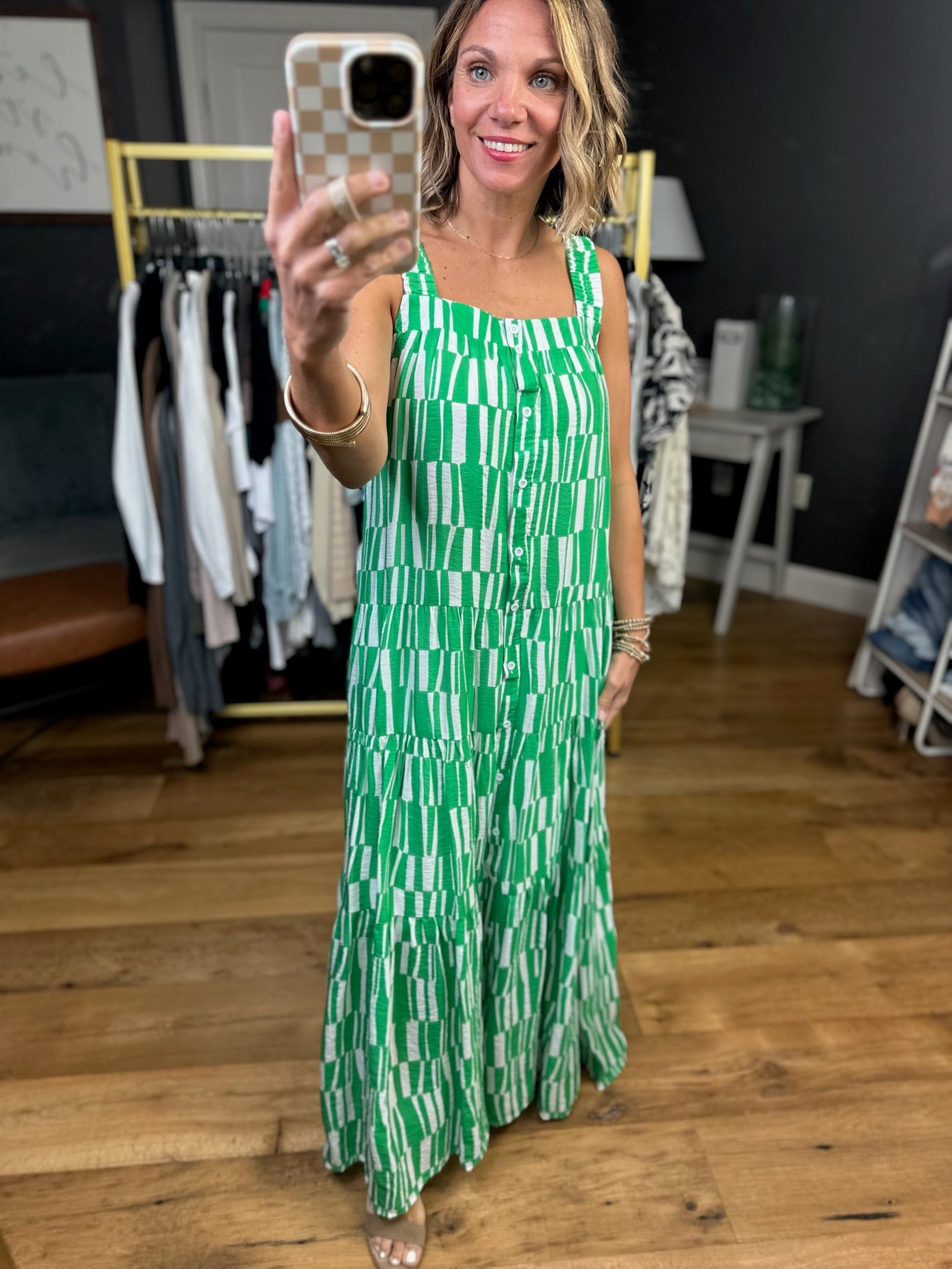 Summer Breeze Pocket Maxi Dress - Green-Jodifl-Anna Kaytes Boutique, Women's Fashion Boutique in Grinnell, Iowa