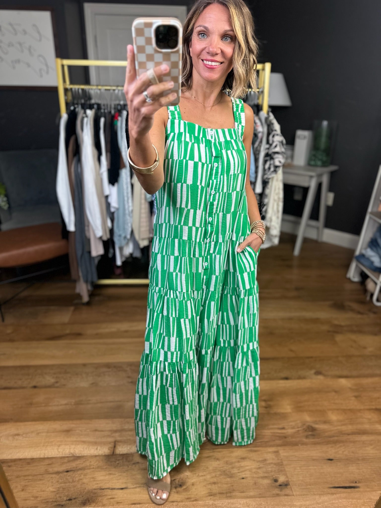 Summer Breeze Pocket Maxi Dress - Green-Jodifl-Anna Kaytes Boutique, Women's Fashion Boutique in Grinnell, Iowa