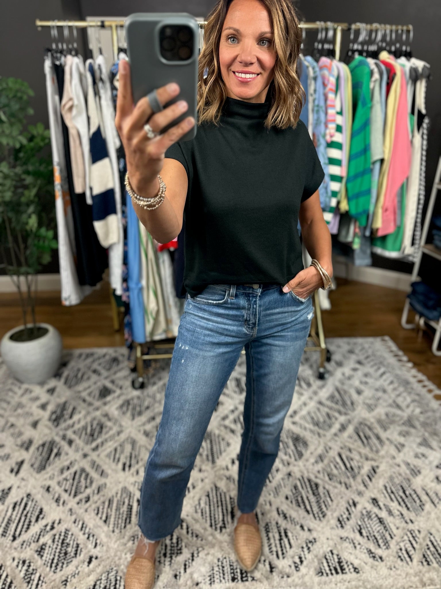 The Emily Mid-Rise Ankle Straight Denim-Jeans-Vervet-Anna Kaytes Boutique, Women's Fashion Boutique in Grinnell, Iowa