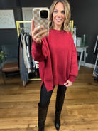 The Carly Ribbed Crew Sweater - Multiple Options-Entro-Anna Kaytes Boutique, Women's Fashion Boutique in Grinnell, Iowa