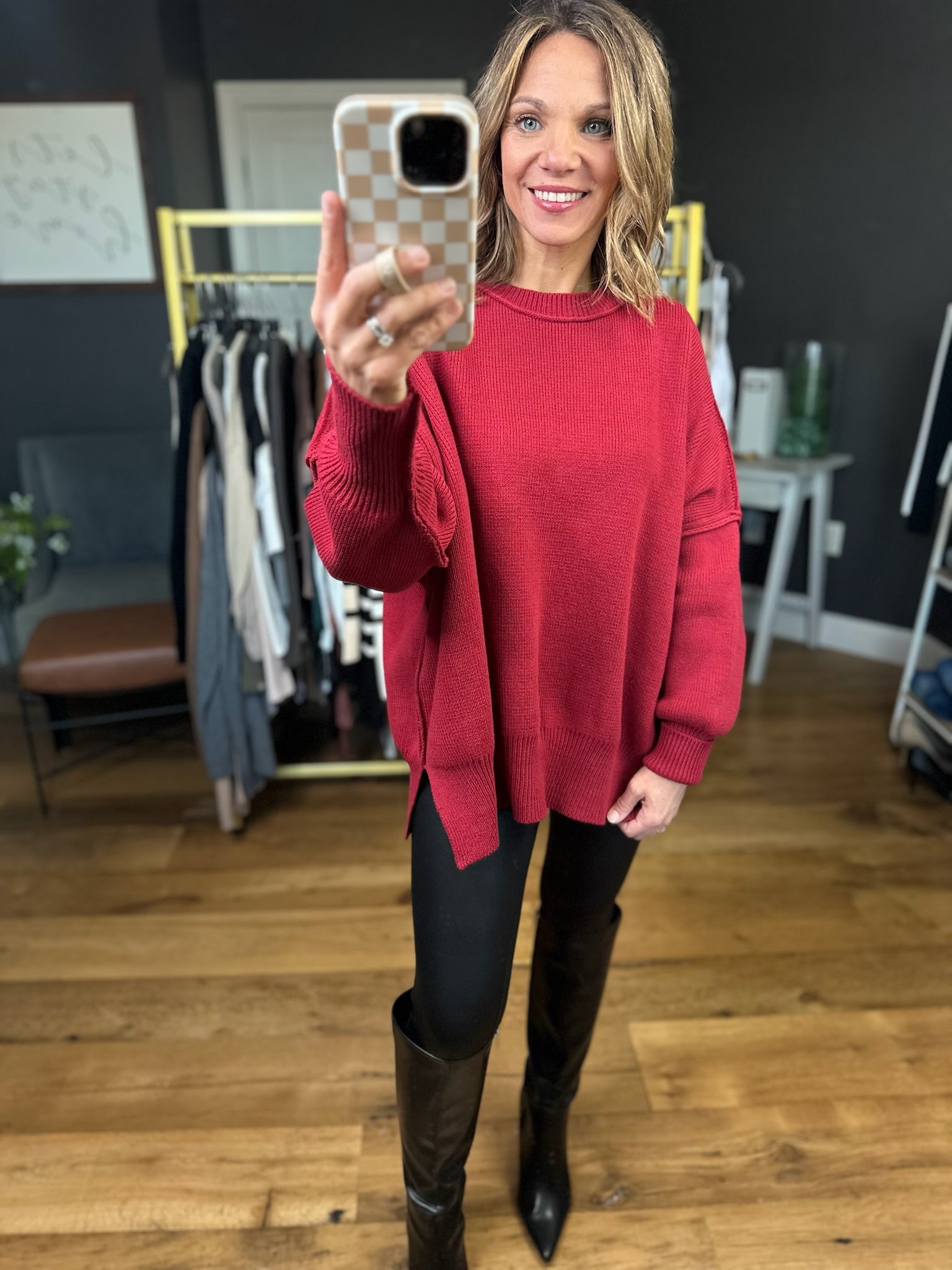 The Carly Ribbed Crew Sweater - Multiple Options-sweaters-Entro-Anna Kaytes Boutique, Women's Fashion Boutique in Grinnell, Iowa