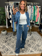 Z Supply Hunter Knit Denim Pant-Pants-Z Supply-Anna Kaytes Boutique, Women's Fashion Boutique in Grinnell, Iowa