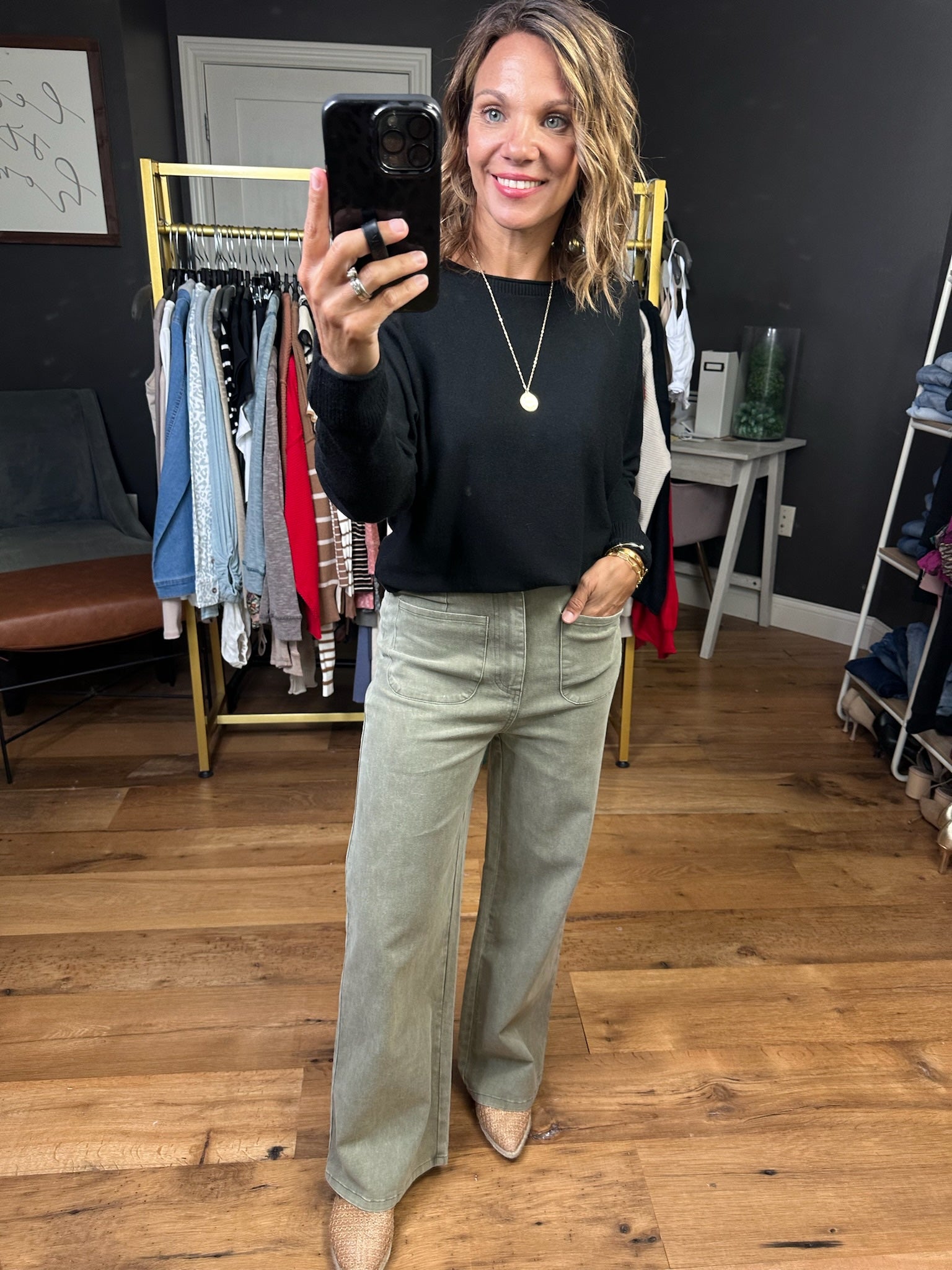 The Nina Vintage Wide-Leg Pant - Multiple Options-Thread & Supply-Anna Kaytes Boutique, Women's Fashion Boutique in Grinnell, Iowa