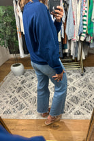 For The Better Scuba Crewneck Pullover-Sweaters-Zenana-Anna Kaytes Boutique, Women's Fashion Boutique in Grinnell, Iowa