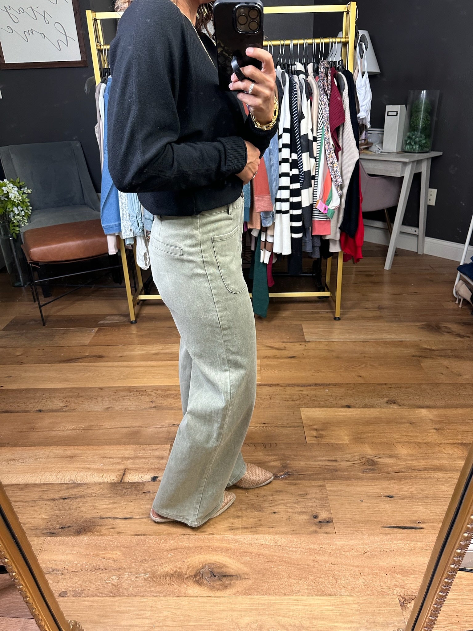 The Nina Vintage Wide-Leg Pant - Multiple Options-Thread & Supply-Anna Kaytes Boutique, Women's Fashion Boutique in Grinnell, Iowa