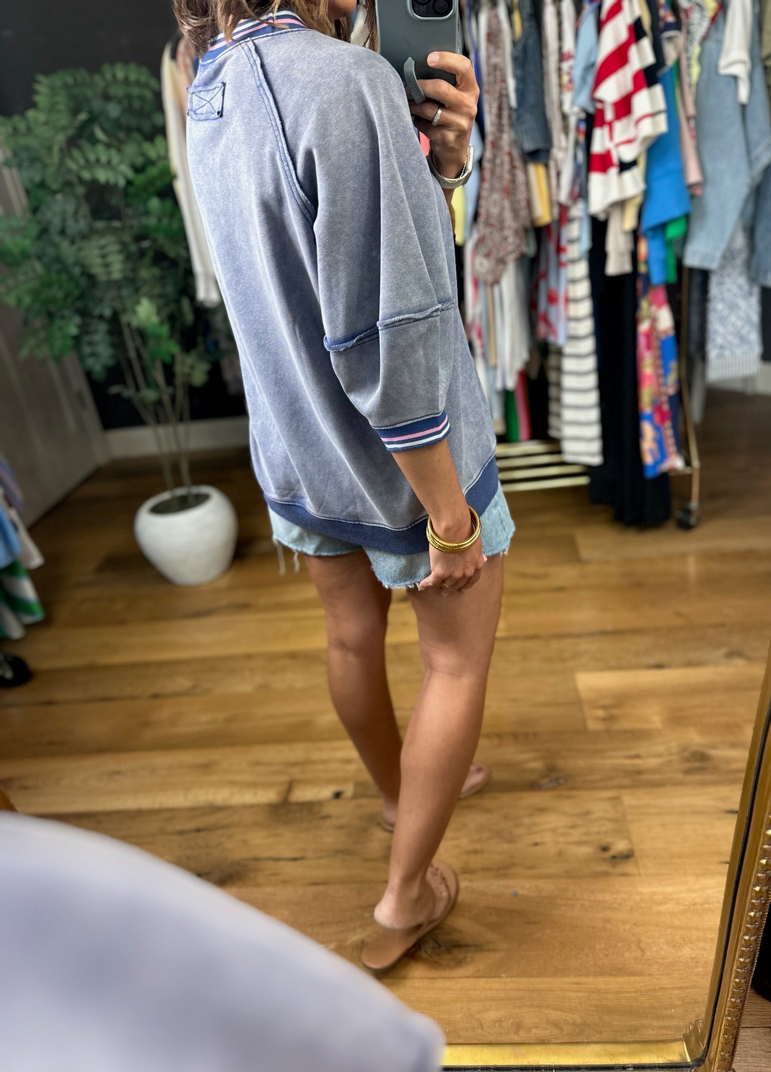 On A Mission Mineral Wash Top-Short Sleeves-Easel-Anna Kaytes Boutique, Women's Fashion Boutique in Grinnell, Iowa