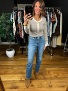 The Flora High-Rise Ankle Straight-Jeans-Flying Monkey-Anna Kaytes Boutique, Women's Fashion Boutique in Grinnell, Iowa