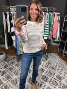 Time For Fun Woven Knit-Sweaters-Hem & Thread-Anna Kaytes Boutique, Women's Fashion Boutique in Grinnell, Iowa