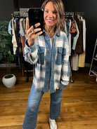 New Day Ahead Waffle Shacket-Long Sleeves-Easel-Anna Kaytes Boutique, Women's Fashion Boutique in Grinnell, Iowa