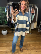 Moving On Oversized Zip-Up Knit-Sweaters-By Together-Anna Kaytes Boutique, Women's Fashion Boutique in Grinnell, Iowa