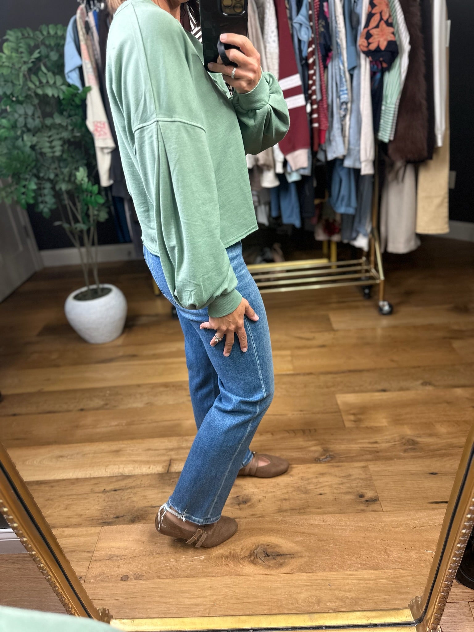 After All Olive Pullover-Sweaters-Blu Pepper-Anna Kaytes Boutique, Women's Fashion Boutique in Grinnell, Iowa