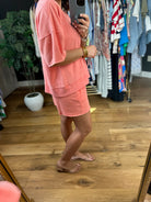 Soft Touch Two-Piece Set-Short Sleeves-Very J-Anna Kaytes Boutique, Women's Fashion Boutique in Grinnell, Iowa