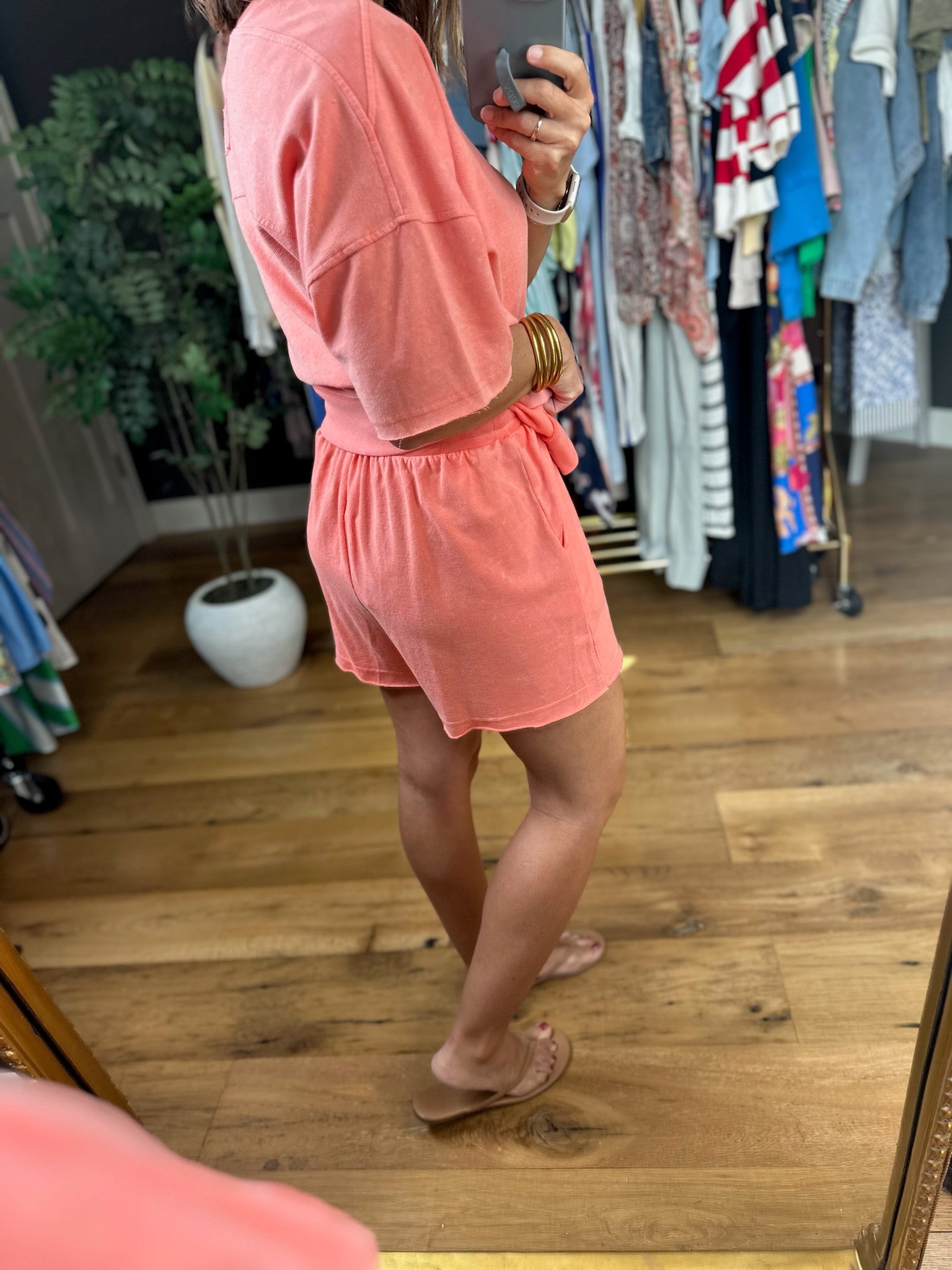 Soft Touch Two-Piece Set-Short Sleeves-Very J-Anna Kaytes Boutique, Women's Fashion Boutique in Grinnell, Iowa