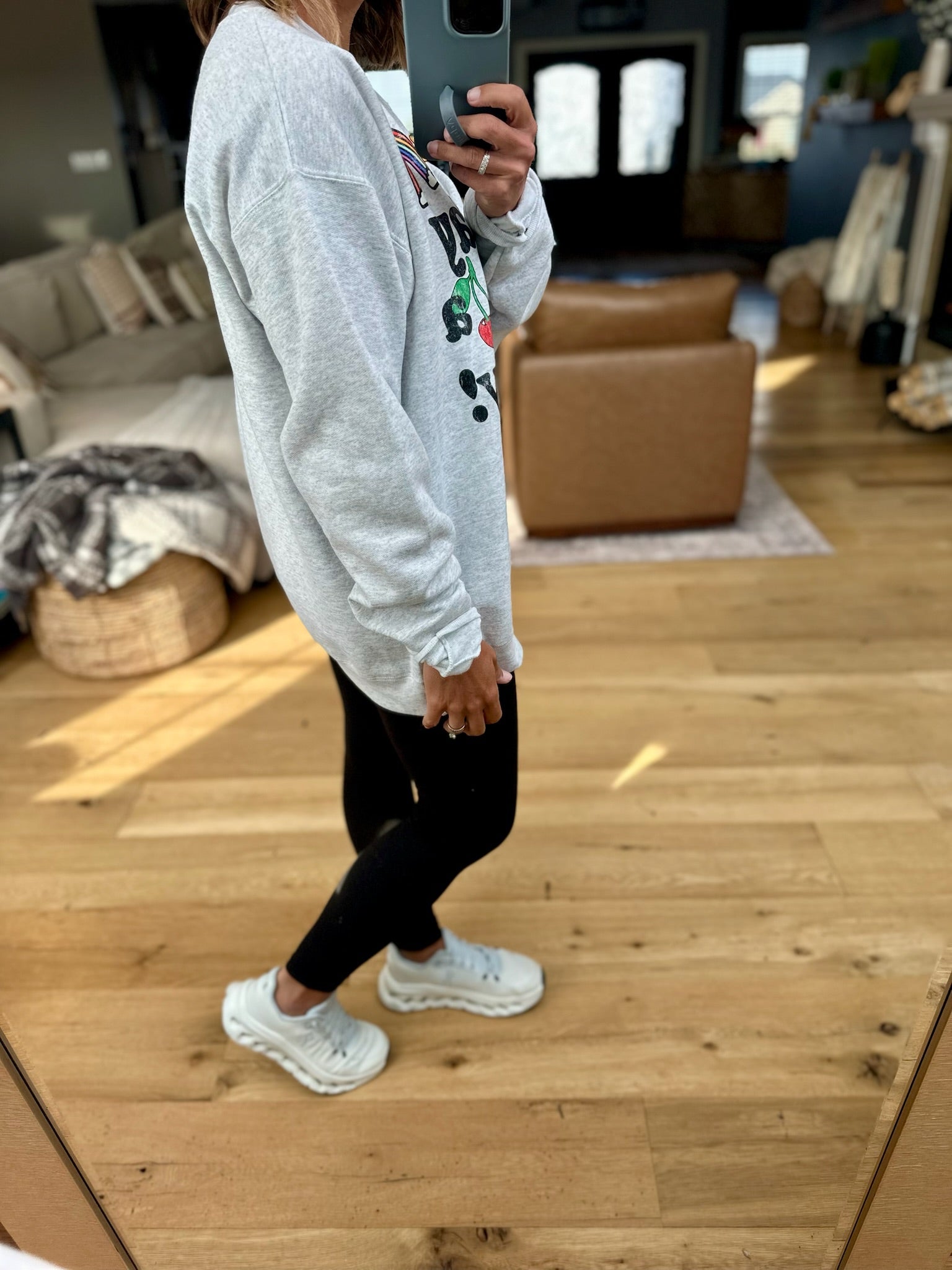 Good Day Crewneck Sweatshirt-sweaters-Etta & East-Anna Kaytes Boutique, Women's Fashion Boutique in Grinnell, Iowa