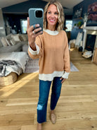 My Favorite Look Color Block Sweater-Entro-Anna Kaytes Boutique, Women's Fashion Boutique in Grinnell, Iowa