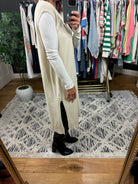 Dream On Lightweight Midi Vest-Sweaters-Wishlist-Anna Kaytes Boutique, Women's Fashion Boutique in Grinnell, Iowa