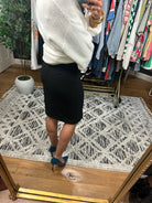 The Second Part Pencil Skirt-Skirts-Olivaceous-Anna Kaytes Boutique, Women's Fashion Boutique in Grinnell, Iowa