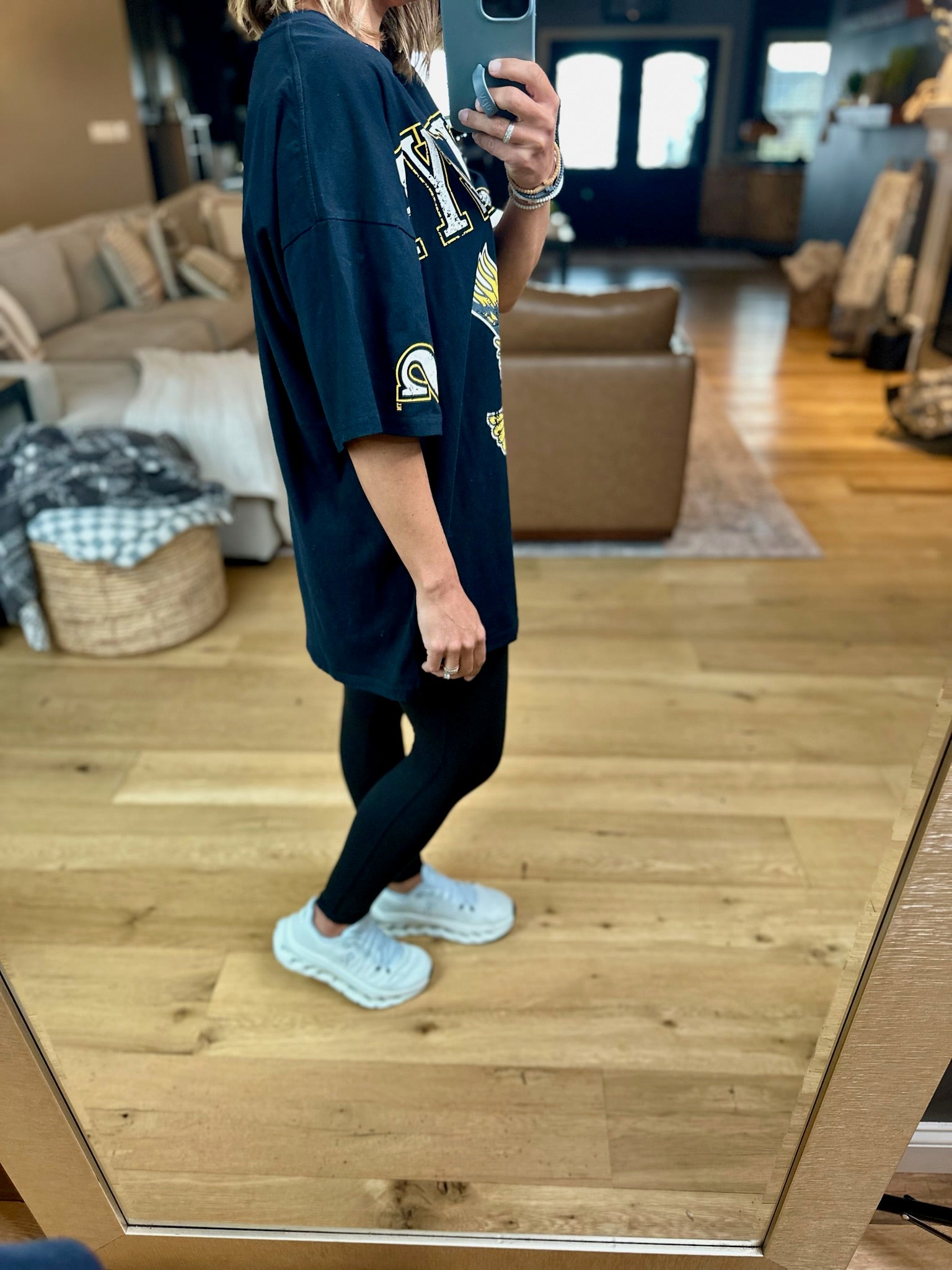 Hawkeyes Oversized Tee-Gameday Social-Anna Kaytes Boutique, Women's Fashion Boutique in Grinnell, Iowa