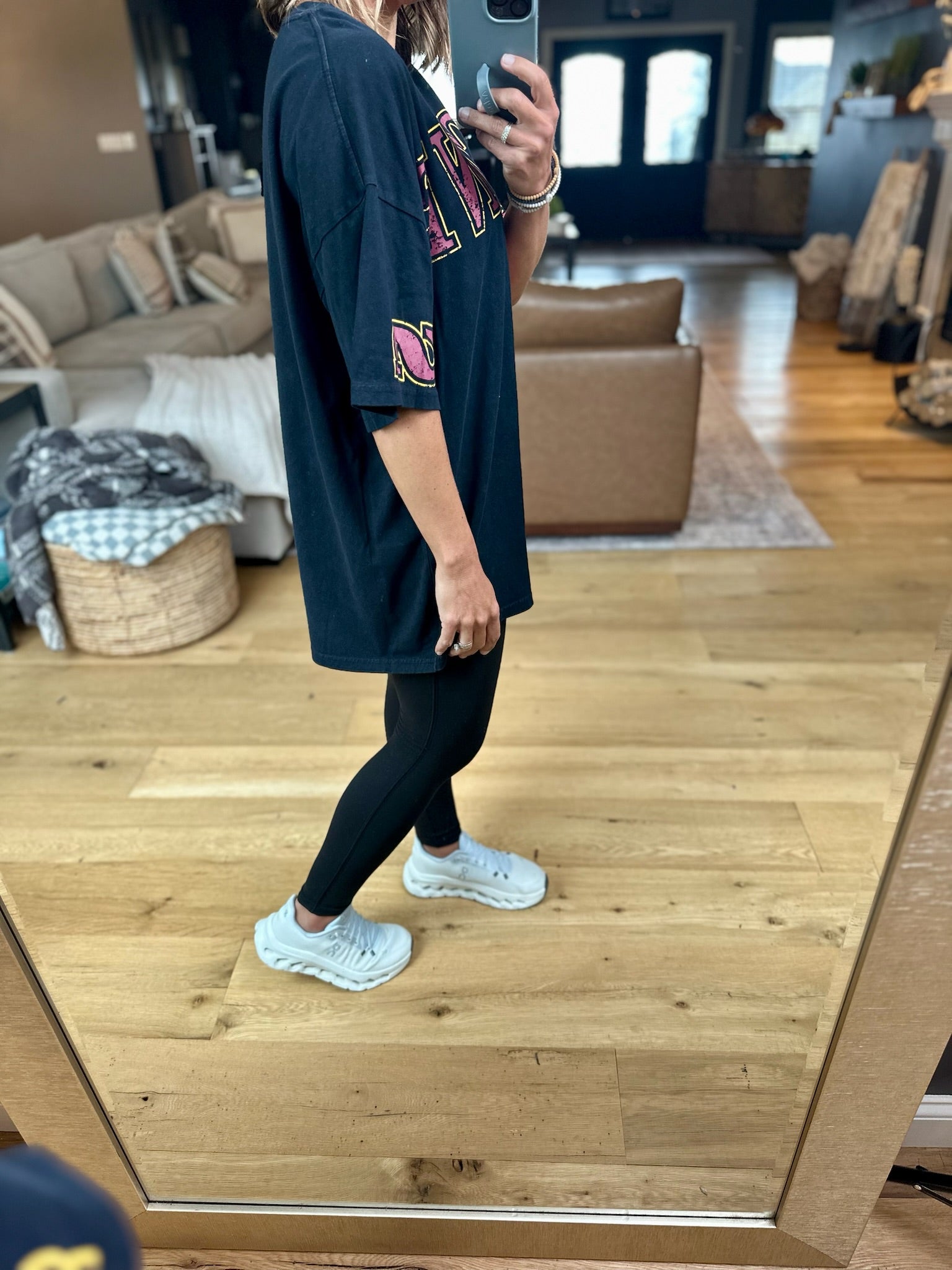 Cyclones Oversized Tee - Two color options-Gameday Social-Anna Kaytes Boutique, Women's Fashion Boutique in Grinnell, Iowa