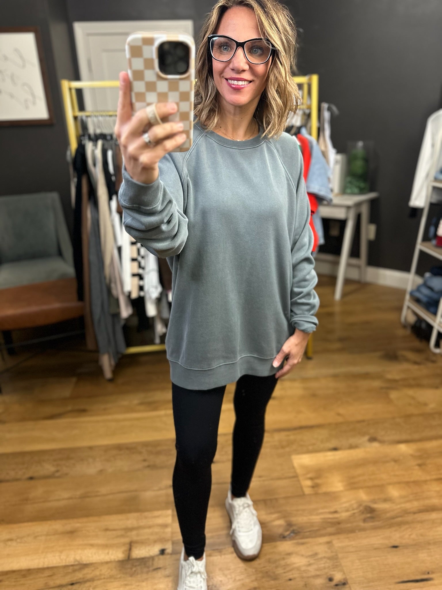 Couldn't Resist Crewneck Sweatshirt - Multiple Options-Thread & Supply-Anna Kaytes Boutique, Women's Fashion Boutique in Grinnell, Iowa