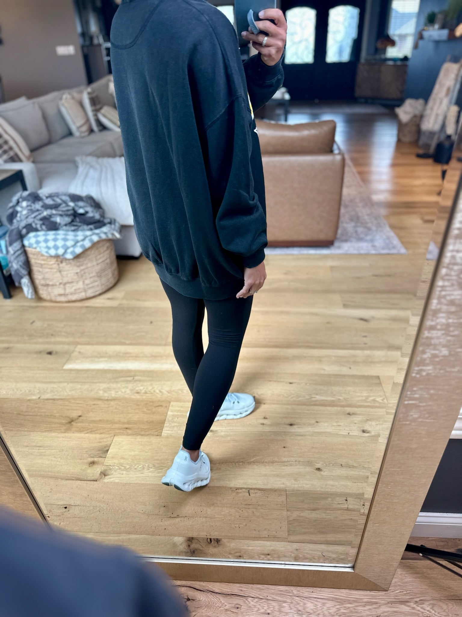 Iowa Football Crewneck-Sweaters-Gameday Social-Anna Kaytes Boutique, Women's Fashion Boutique in Grinnell, Iowa