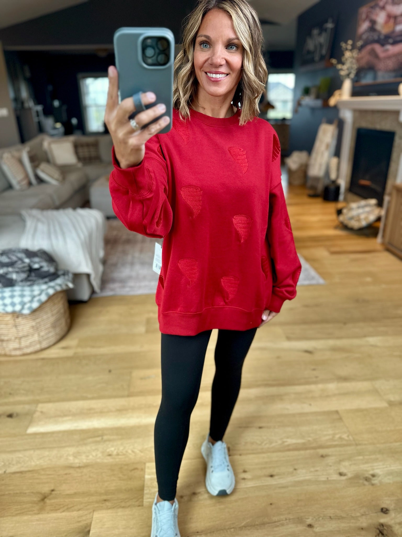 ISU Cyclone Crewneck-sweaters-Gameday Social-Anna Kaytes Boutique, Women's Fashion Boutique in Grinnell, Iowa